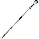 Perie Electrica de Curatare, Vivimall, pentru Gresie, Baie, Bucatarie, 25x20x9.5 cm, cu 6 Capete, Maner Extensibil Detasabil 84-127cm, Incarcare USB-Type C, Rotire 360 de Grade, 3000 mAh, Culoare: Verde - vivimall.ro