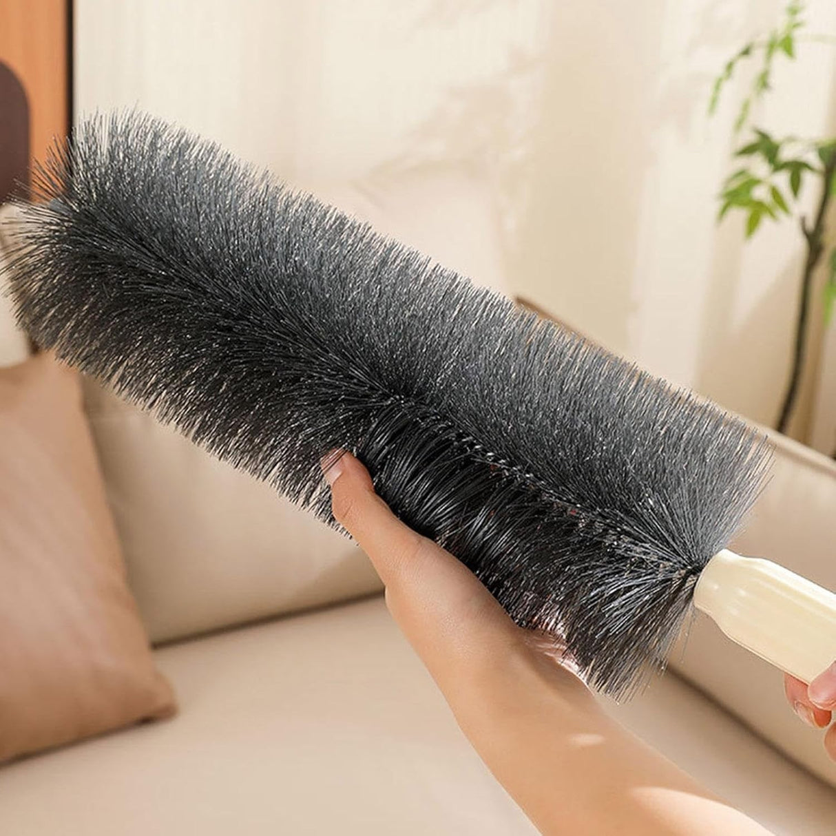 Perie Multifunctionala 2In1 Crem | SweepPro - vivimall.ro