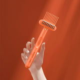 Perie pentru Curatarea Parului, Vivimall, din Plastic, 16 x 5 cm, Portocaliu - vivimall.ro