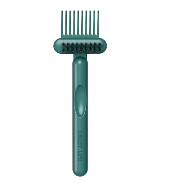 Perie pentru Curatarea Parului, Vivimall, din Plastic, 16 x 5 cm, Verde - vivimall.ro