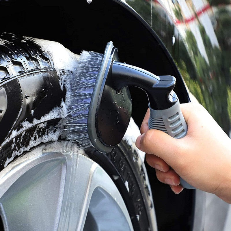 Set 9 Piese Pentru Spalat Auto, Din Plastic Si Microfibra, Perii Si Lavete - vivimall.ro