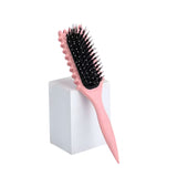 Perie Profesionala pentru Definirea Buclelor,Flippy, pentru Par Cret, Multifunctională, Roz