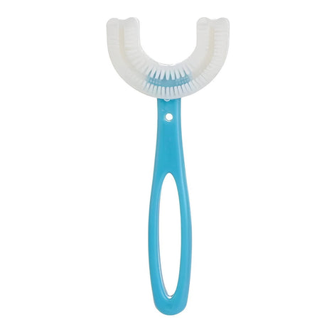 Periuta De Dinti In Forma De U, Pentru Copii 6-12 Ani, Peri Moi, 12 Cm, Model Inima, Culoare - vivimall.ro