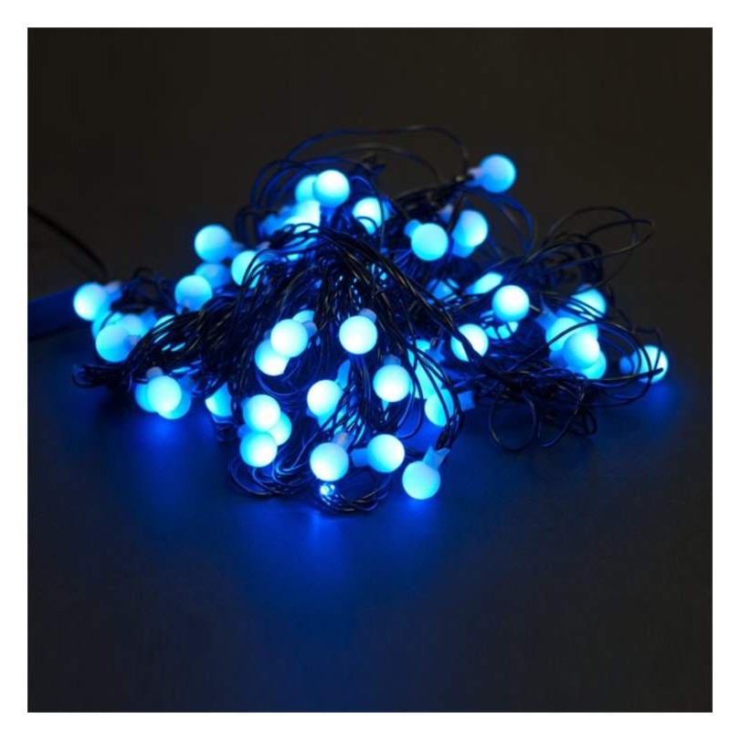 Perle Cu Bule Solare, 9,5 Metri, 50 Led-Uri