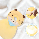 Perna tip Rucsac pentru Protectia Capului, Flippy, Tetiera tip Tigru, pentru Bebelusi, 33x6x19 cm, 180 g, Crem