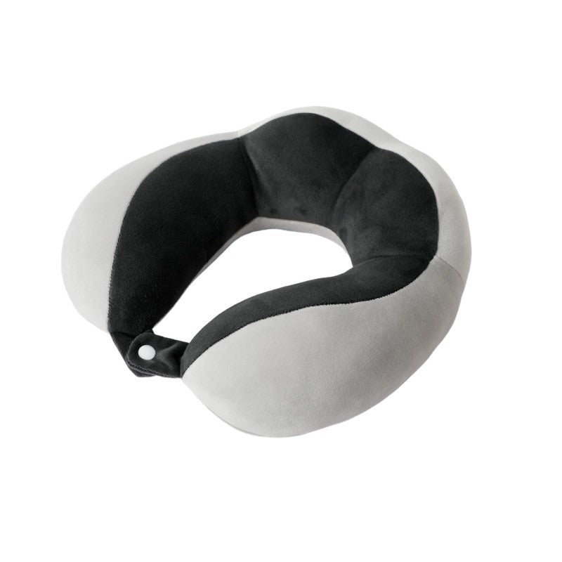 Perna De Voiaj Pentru Gat, Din Bumbac, 4 Cocoase Pentru Confort, Accesoriu De Voiaj, Birou, Masina, Sistem Prindere Capse