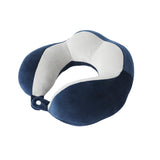 Perna De Voiaj Pentru Gat, Din Bumbac, 4 Cocoase Pentru Confort, Accesoriu De Voiaj, Birou, Masina, Sistem Prindere Capse