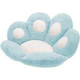 Perna Decorativa, Flippy, Model Laba de Pisica, din Plus, pentru Scaun/Canapea/Podea, 80 x 70 cm, Albastru Deschis