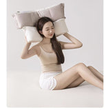 Perna Ortopedica 3 in 1, Flippy, Strat Dublu, Protectie Cervicala, pentru Adulti, 45 x 70 cm, Gri