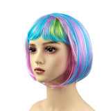 Peruca Cosplay, Tunsoare Bob Cu Breton, Pentru Carnaval, Halloween, Petreceri Tematice, Din Pet, Marime Universala - vivimall.ro
