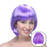 Peruca Cosplay, Tunsoare Bob Cu Breton, Pentru Carnaval, Halloween, Petreceri Tematice, Din Pet, Marime Universala - vivimall.ro