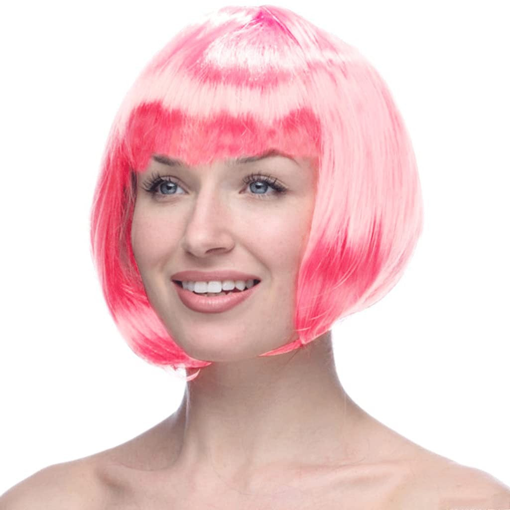 Peruca Cosplay, Tunsoare Bob Cu Breton, Pentru Carnaval, Halloween, Petreceri Tematice, Din Pet, Marime Universala - vivimall.ro
