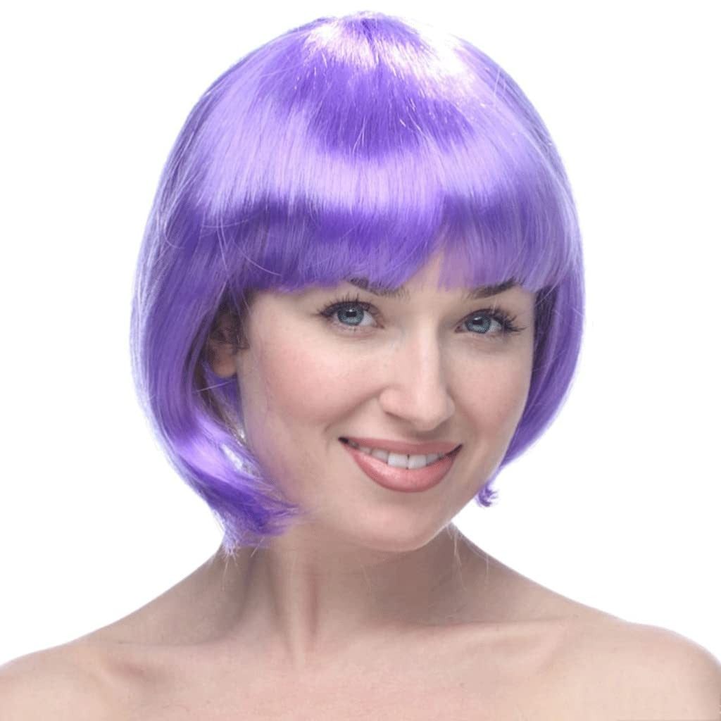 Peruca Cosplay, Tunsoare Bob Cu Breton, Pentru Carnaval, Halloween, Petreceri Tematice, Din Pet, Marime Universala - vivimall.ro