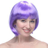 Peruca Cosplay, Tunsoare Bob Cu Breton, Pentru Carnaval, Halloween, Petreceri Tematice, Din Pet, Marime Universala - vivimall.ro