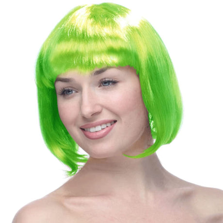 Peruca Cosplay, Tunsoare Bob Cu Breton, Pentru Carnaval, Halloween, Petreceri Tematice, Din Pet, Marime Universala - vivimall.ro
