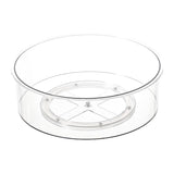 Suport Rotativ Pentru Condimente, Multifunctional, Rotund, 360 De Grade, Pentru Bucatarie, Plastic, 30.5X30.5X10 Cm, Transparent - vivimall.ro