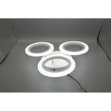 Lustra Led Mara, 3 Cercuri, Lumina Neutra - vivimall.ro