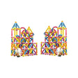 Piese Magnetice pentru Copii, Flippy, Set din 258 de Piese de diferite Culori, Constructor Magnetic cu Posibilitatea de a Construii forme Nelimitate, Multicolor - vivimall.ro