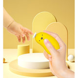 Pila Electrica, Vivimall, pentru Bebelusi si Adulti, din ABS, Incarcare USB, 6 Accesorii, cu Lumina Led, 8.8 x 4.9 cm, Galben