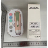 Pila Electrica, Vivimall, pentru Copii si Bebelusi, din ABS, 6 Accesorii, cu Lumina LED, 9.5 x 6 x 17 cm, Verde/Roz