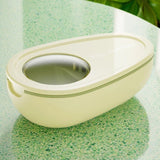 Cutie Taiat Pastile si Depozitare Medicamente, Flippy, Galbena, 8x5x2.65 cm, Compacta si Portabila, Ideala Pentru Calatorii