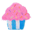 Pinata Briosa CupCake pentru Petrecere, Vivimall, din Hartie Creponata si Carton, Pinata pentru Petreceri, 45 x 35 x 10 cm, Roz - vivimall.ro