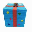 Pinata Cutie Cadou pentru Petrecere, Vivimall, din Hartie si Carton, Pinata pentru Petreceri, 25 x 23 x 23 cm, Albastru deschis - vivimall.ro