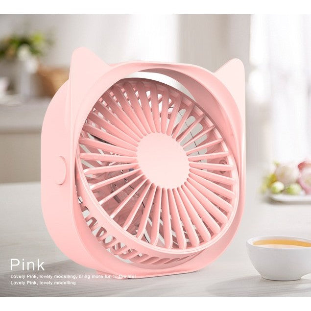 Mini Ventilator Birou Cu 3 Viteze | BreezeOne - vivimall.ro
