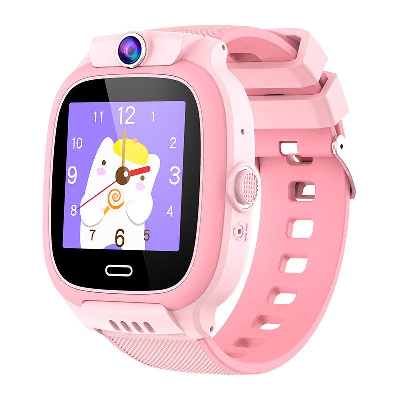 Ceas Smartwatch Flippy, Pentru Copii, Model Y36, cu Functie Telefon, 4G, Localizare LBS, Istoric Traseu, Monitorizare Spion, Apel Video, Rezistent la Apa, Roz - vivimall.ro