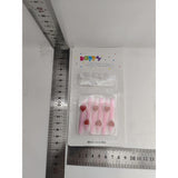 Set 6 Lumanari De Tort, Model Creion Cu Inimioare, Din Ceara,