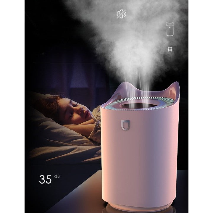 Umidificator Cu Duza Dubla, De Capacitate Mare 3L