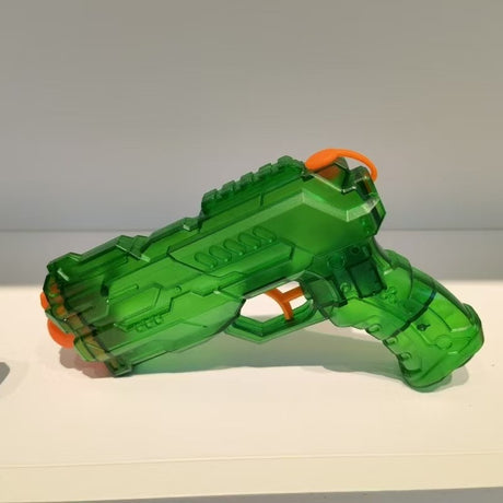 Pistol cu Apa, Vivimall, Pistol cu Apa pentru Copii, Manual, din Plastic, 23 x 16 x 4 cm, rezervor 250 ml, Verde - vivimall.ro