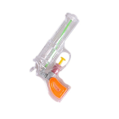 Pistol cu Apa, Vivimall, pentru Copii, din Plastic, 16 x 5 x 2 cm, Transparent/Portocaliu - vivimall.ro