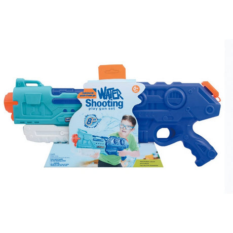 Pistol Cu Apa Pentru Copii, Rezervor De 1500 Ml, Maner De Transport, Pentru Piscina/Plaja, 3 Ani+, Bleumarin, Lungime 44 Cm - vivimall.ro