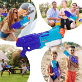 Pistol Cu Apa Pentru Copii, Rezervor De 1500 Ml, Maner De Transport, Pentru Piscina/Plaja, 3 Ani+, Bleumarin, Lungime 44 Cm - vivimall.ro