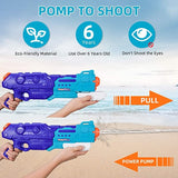 Pistol Cu Apa Pentru Copii, Rezervor De 1500 Ml, Maner De Transport, Pentru Piscina/Plaja, 3 Ani+, Bleumarin, Lungime 44 Cm - vivimall.ro