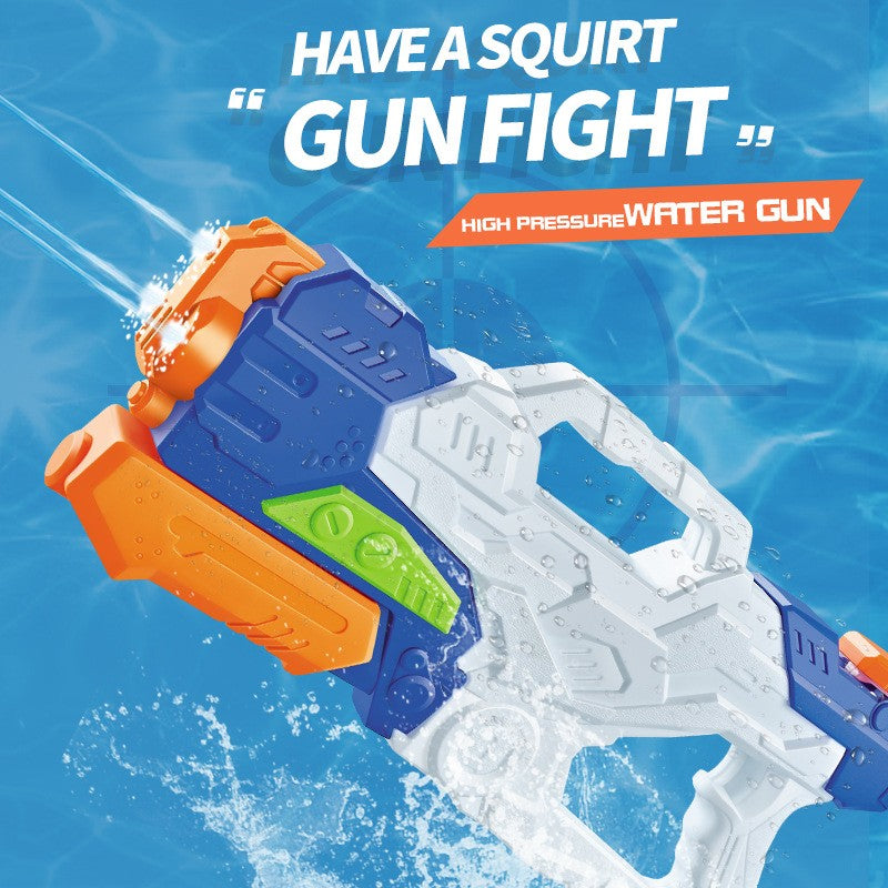 Pistol Cu Apa Pentru Copii, Rezervor, Pentru Piscina/Plaja, 6Ani+, 3 Duze, Multicolor, 1000Ml - vivimall.ro