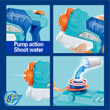 Pistol Cu Apa Pentru Copii, Rezervor, Pentru Piscina/Plaja, 6Ani+, Albastru, 500Ml - vivimall.ro