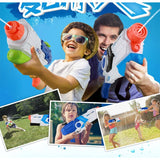 Pistol Cu Apa Pentru Copii, Rezervor, Pentru Piscina/Plaja, 6Ani+, 600Ml - vivimall.ro