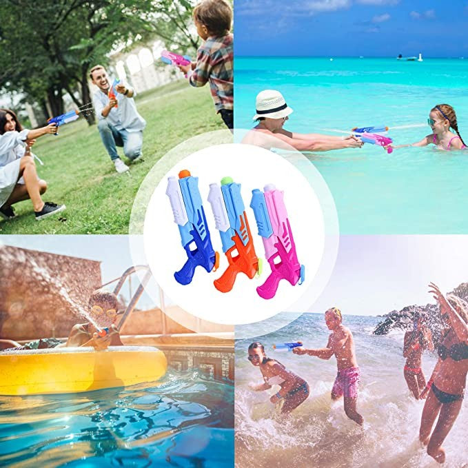 Pistol Cu Apa Pentru Copii, Rezervor, Pentru Piscina/Plaja, 6Ani+, 300Ml - vivimall.ro