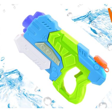 Pistol Cu Apa Pentru Copii, Rezervor, Pentru Piscina/Plaja, 6Ani+, Verde/Albastru, 550Ml - vivimall.ro
