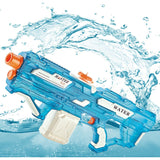 Pistol Cu Apa Electric, +6 Ani, Rezervor 650 Ml, Incarcare Usb, Din Plastic, 59 X 23 X 6 Cm, Albastru - vivimall.ro