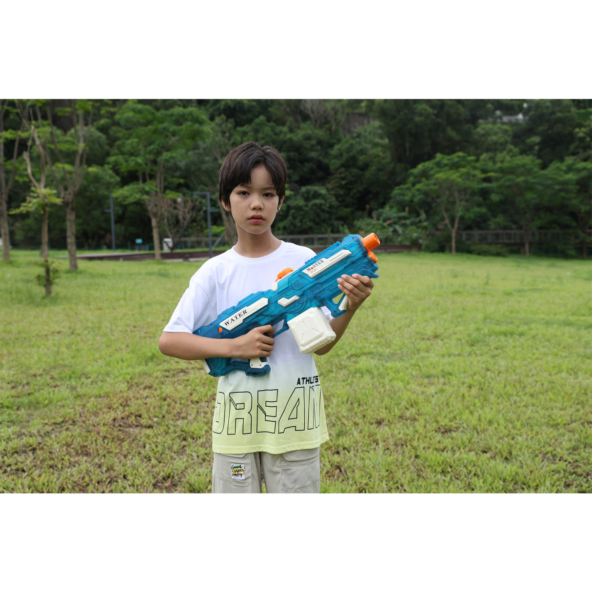 Pistol Cu Apa Electric, +6 Ani, Rezervor 650 Ml, Incarcare Usb, Din Plastic, 59 X 23 X 6 Cm, Albastru - vivimall.ro