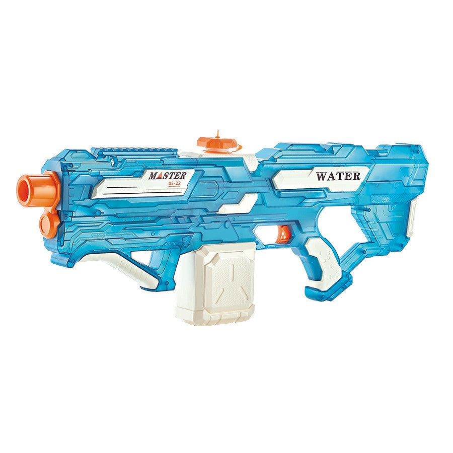 Pistol Cu Apa Electric, +6 Ani, Rezervor 650 Ml, Incarcare Usb, Din Plastic, 59 X 23 X 6 Cm, Albastru - vivimall.ro