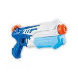 Pistol cu Apa pentru Copii, Vivimall, Rezervor 300ml, Maner de Transport, Pentru Piscina/Plaja, Lungime 31.5 cm, Jucarie Distractiva, 3ani+, Albastru/Alb - vivimall.ro