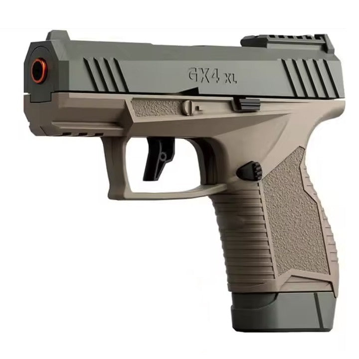 Pistol De Jucarie Gx4 Cu Ejectie, De Explozie De Buzunar, Makara Blowback, Gloante Moi Pentru Copii, Maro