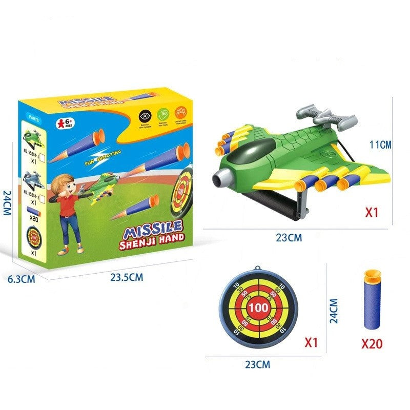 Jucarie Lansator Cu Avion Si Tinta | BlastFun - vivimall.ro