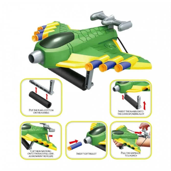 Jucarie Lansator Cu Avion Si Tinta | BlastFun - vivimall.ro