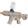 Mitraliera De Jucarie Electrica Cu Bile De Hidrogen De Gel, Gun Bluster, Tragere In Rafala, Varsta Peste 6 Ani, 2 In 1 Bile Si Ventuze, Ochelari De Protectie, 5000 De Bile Incluse, Cablu De Incarcare, Mp9, Crem - vivimall.ro