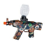 Mitraliera De Jucarie Electrica Cu Bile De Hidrogen De Gel, Gun Bluster, Tragere In Rafala, Varsta Peste 6 Ani, Ochelari De Protectie, 5000 De Bile Incluse, Cablu De Incarcare, Ak47